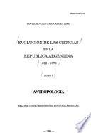 Evolución de las ciencias en la República Argentina