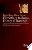 Libro Filosofía y teología. Dios y el hombre