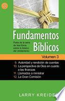 Libro Fundamentos Bíblicos Volumen 3