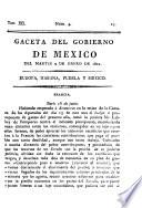 Gazeta del gobierno de México