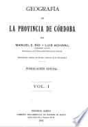 Geografía de la Provincia de Córdoba