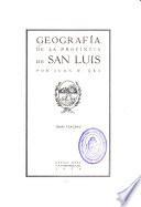 Geografía de la provincia de San Luis