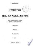 Gral. don Manuel José Arce