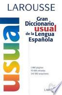 Libro Gran diccionario usual de la lengua española