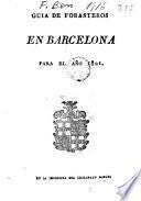 Guia de forasteros en Barcelona para el año 1821