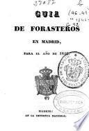 Guía de forasteros en Madrid para el año de 1842