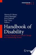 Libro Handbook of Disability