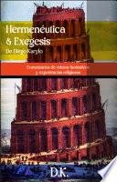 Libro Hermenéutica & Exegesis