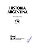 Historia argentina: Organización nacional