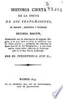 Historia cierta de la secta de los francmasones