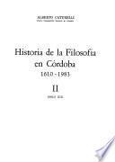 Historia de la filosofía en Córdoba, 1610-1983: Siglo XIX