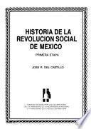 Historia de la revolución social de México