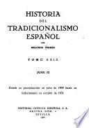 Historia del tradicionalismo español