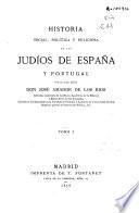 Historia social, política y religiosa de los judíos de España y Portugal