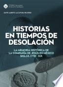 Libro Historias en tiempos de desolación