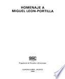Homenaje a Miguel Leon-Portilla