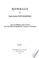 Hommage à Jean-Louis Flecniakoska