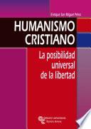 Libro Humanismo cristiano