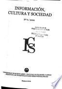 Información cultura y sociedad