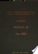 Informes Proyectos 39 Ano 1955