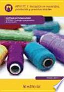 Libro Iniciación en materiales, productos y procesos textiles - MF0177_1