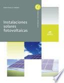 Libro Instalaciones solares fotovoltaicas - Ed. 2019