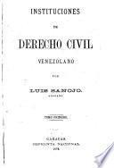 Instituciones de derecho civil Venezolana