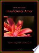 Libro Insuficiente Amor