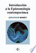 Introducción a la epistemología contemporánea