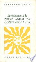 Introducción a la poesía andaluza contemporánea