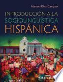 Libro Introducción a la sociolingüística hispánica