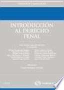 Libro Introducción al derecho penal