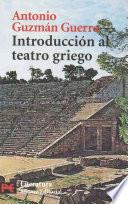 Libro Introducción al teatro griego