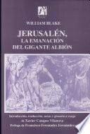 Jerusalén, la emanación del gigante Albión