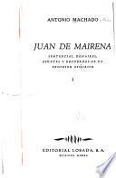 Juan de Mairena: sentencias, donaires, apuntes y recuerdos de un profesro apócrifo