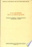 La Calidad de la educación