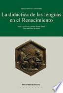 Libro La didáctica de las lenguas en el Renacimiento