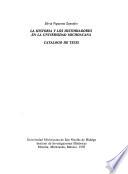 La Historia y los historiadores en la Universidad Michoacana