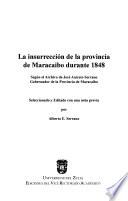 La insurrección de la provincia de Maracaibo durante 1848