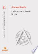 La interpretación de la ley