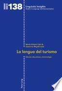 Libro La lengua del turismo