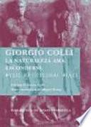 Libro La naturaleza ama esconderse