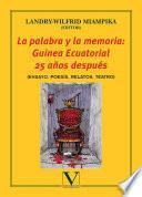 Libro La palabra y la memoria