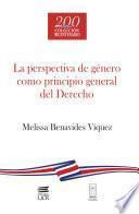 Libro La perspectiva de género como principio general del Derecho