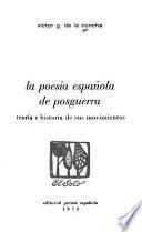 La poesía española de posguerra