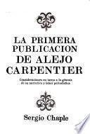 La primera publicación de Alejo Carpentier