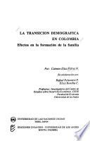 La transición demográfica en Colombia