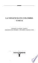 Libro La violencia en Colombia