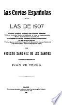 Las Cortes españolas, las de 1907