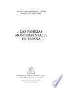 Libro Las familias monoparentales en España